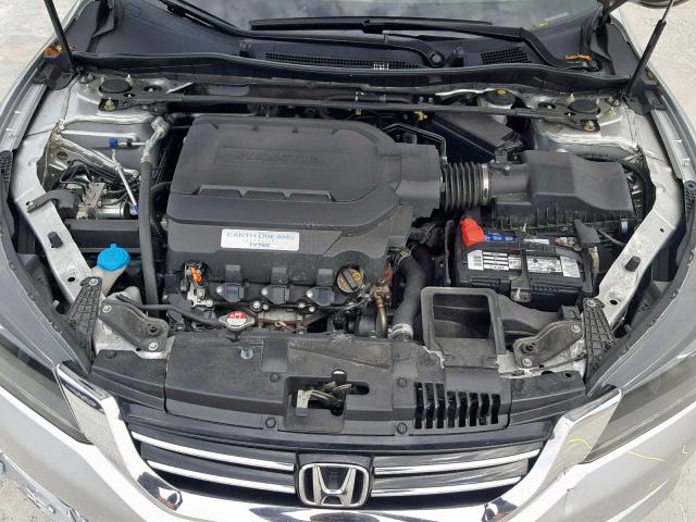 1HGCR3F8XDA035096 - 2013 HONDA ACCORD EXL SILVER photo 7