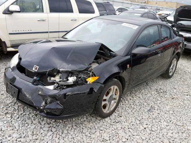 1G8AW12F34Z205351 - 2004 SATURN ION LEVEL BLACK photo 2