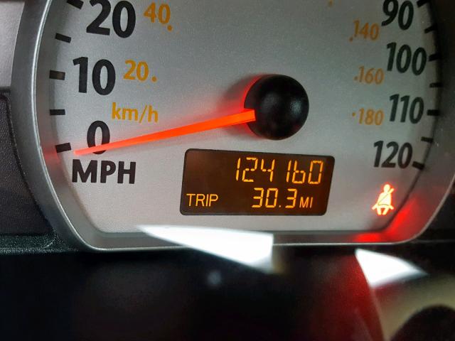 1G8AW12F34Z205351 - 2004 SATURN ION LEVEL BLACK photo 8