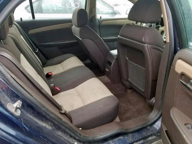 1G1ZH57B28F173072 - 2008 CHEVROLET MALIBU 1LT BLUE photo 6