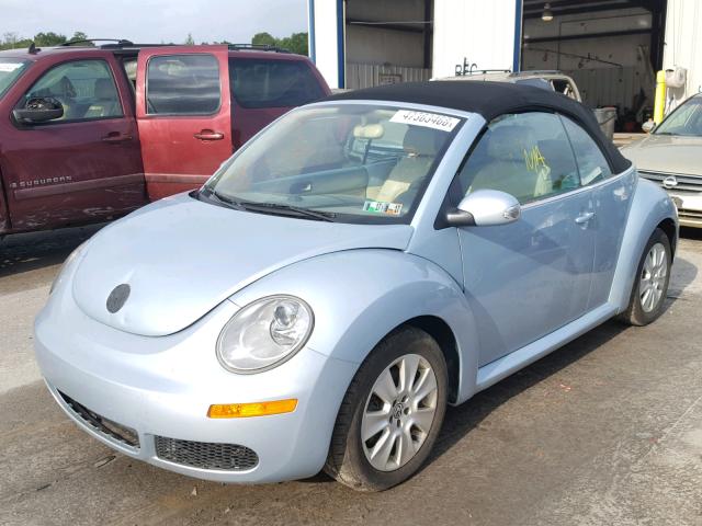 3VWRG3AL6AM005339 - 2010 VOLKSWAGEN NEW BEETLE Mavi foto 2