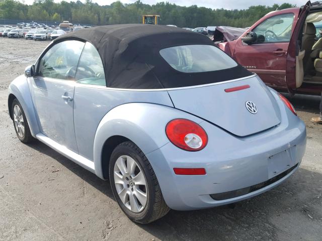 3VWRG3AL6AM005339 - 2010 VOLKSWAGEN NEW BEETLE Mavi foto 3