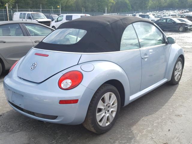 3VWRG3AL6AM005339 - 2010 VOLKSWAGEN NEW BEETLE Mavi foto 4