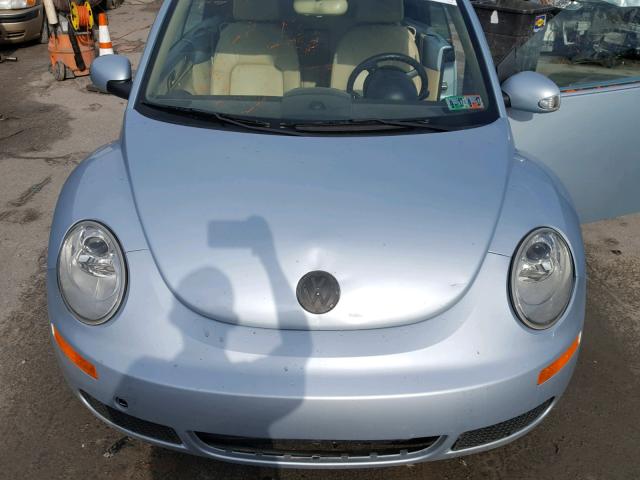 3VWRG3AL6AM005339 - 2010 VOLKSWAGEN NEW BEETLE Mavi foto 7