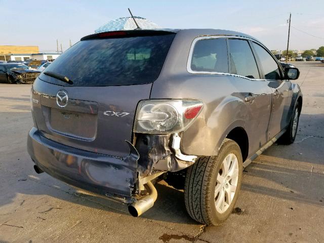 JM3ER293680206527 - 2008 MAZDA CX-7 GRAY photo 4