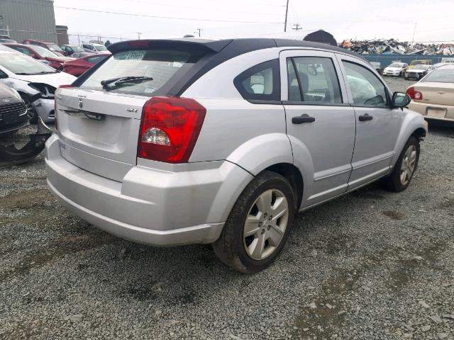 1B3HB48B57D405155 - 2007 DODGE CALIBER SX SILVER photo 4