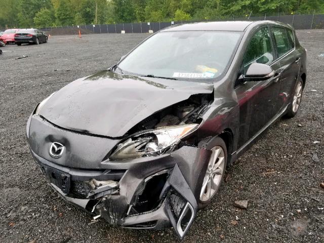 JM1BL1H62A1225580 - 2010 MAZDA 3 S CHARCOAL photo 2