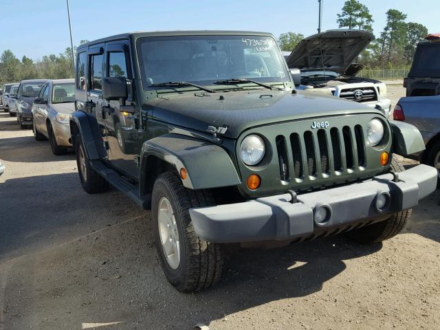 1J4GA59127L116484 - 2007 JEEP WRANGLER S GREEN photo 1