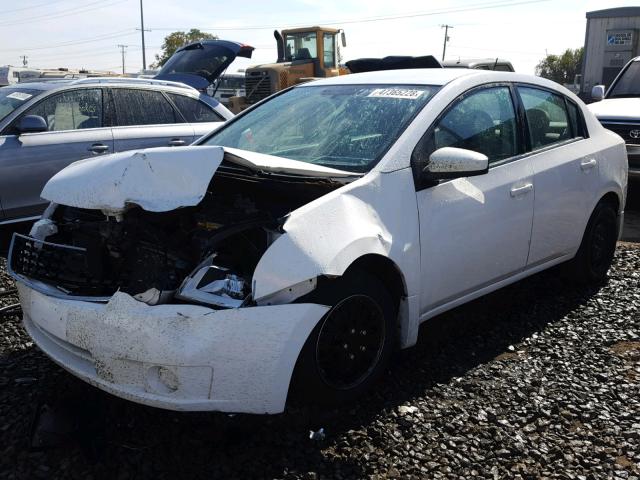 3N1AB61E38L711091 - 2008 NISSAN SENTRA 2.0 WHITE photo 2