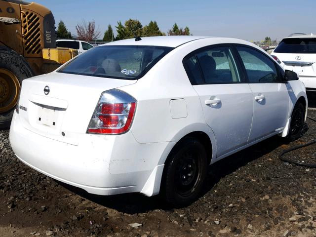 3N1AB61E38L711091 - 2008 NISSAN SENTRA 2.0 WHITE photo 4