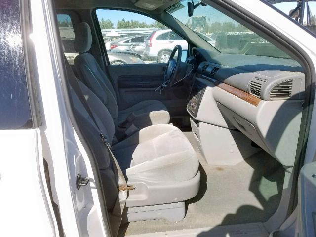 2FMZA52204BA69657 - 2004 FORD FREESTAR S WHITE photo 5