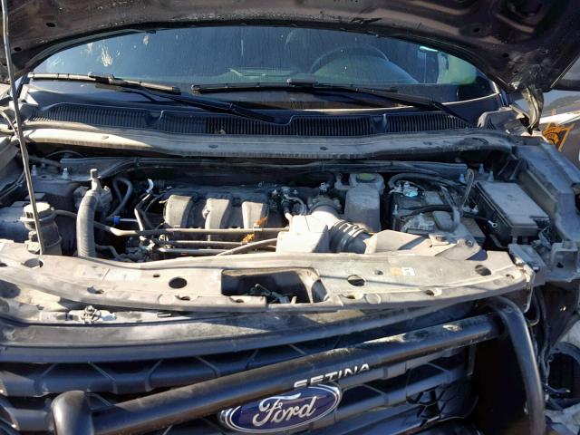 1FM5K8AR5HGA63587 - 2017 FORD EXPLORER P BLACK photo 7