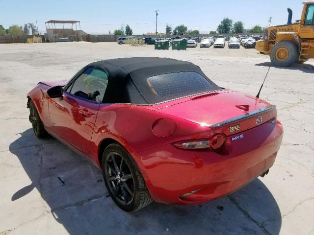 JM1NDAC76G0114152 - 2016 MAZDA MX-5 MIATA RED photo 3