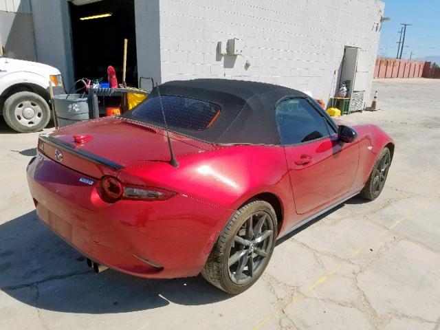 JM1NDAC76G0114152 - 2016 MAZDA MX-5 MIATA RED photo 4