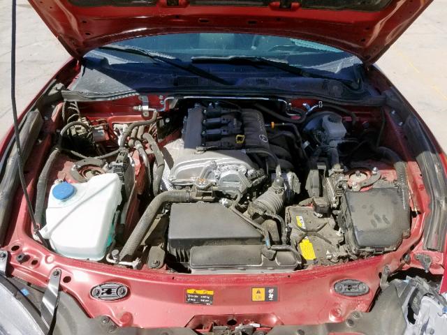 JM1NDAC76G0114152 - 2016 MAZDA MX-5 MIATA RED photo 7