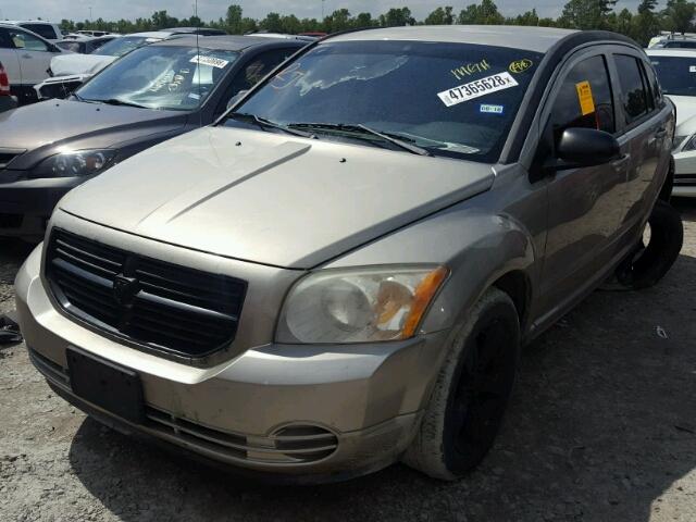 1B3CB4HAXAD606882 - 2010 DODGE CALIBER SX GOLD photo 2