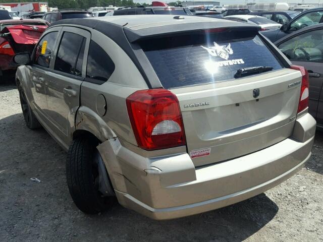 1B3CB4HAXAD606882 - 2010 DODGE CALIBER SX GOLD photo 3