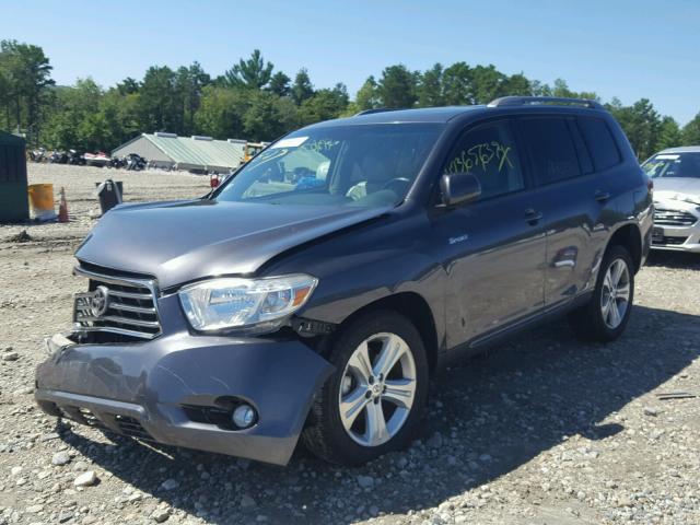 JTEES43A182027571 - 2008 TOYOTA HIGHLANDER GRAY photo 2