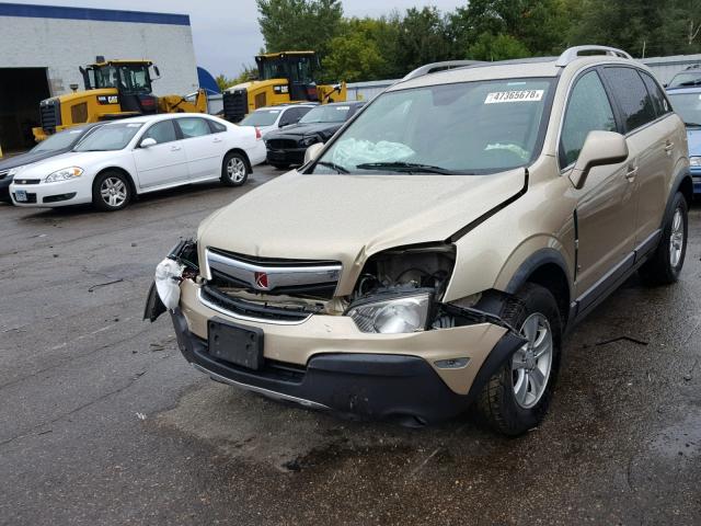 3GSDL43N18S524662 - 2008 SATURN VUE XE TAN photo 2