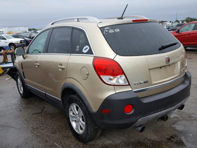 3GSDL43N18S524662 - 2008 SATURN VUE XE TAN photo 3