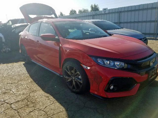 SHHFK7H41KU409924 - 2019 HONDA CIVIC SPOR RED photo 1