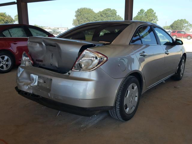 1G2ZF57B084273300 - 2008 PONTIAC G6 VALUE L SILVER photo 4