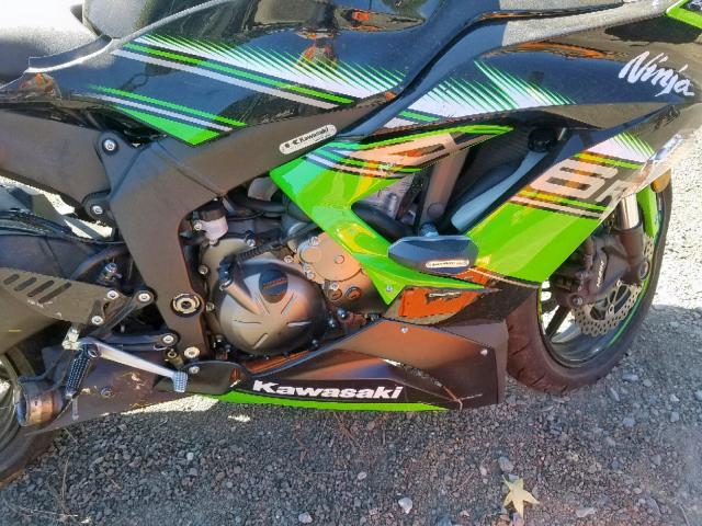 JKBZXJE10GA021953 - 2016 KAWASAKI ZX636 E GREEN photo 7