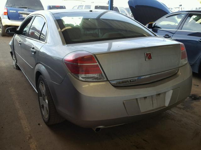 1G8ZS57B88F234072 - 2008 SATURN AURA XE SILVER photo 3