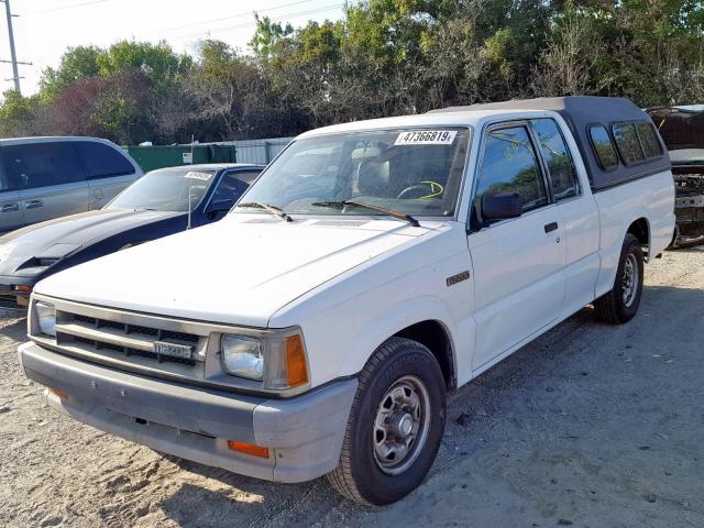 JM2UF3134J0322390 - 1988 MAZDA B2200 CAB WHITE photo 2