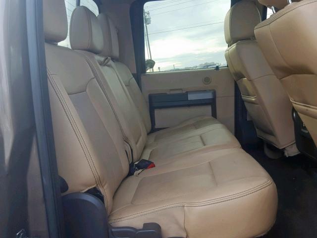 1FT8W3DT8FEA56979 - 2015 FORD F350 SUPER BROWN photo 6