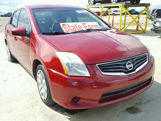 3N1AB6AP6AL684136 - 2010 NISSAN SENTRA 2.0 BURGUNDY photo 1