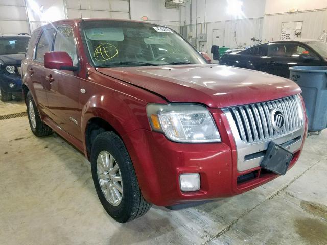 4M2CU97188KJ32065 - 2008 MERCURY MARINER PR RED photo 1