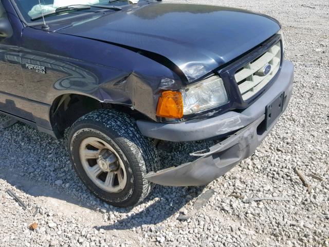 1FTYR14V43TA37527 - 2003 FORD RANGER SUP BLUE photo 9