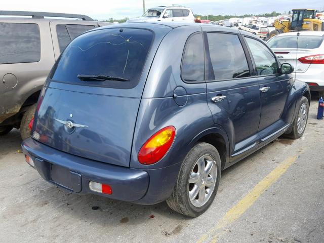 3C8FY68B63T500679 - 2003 CHRYSLER PT CRUISER BLUE photo 4