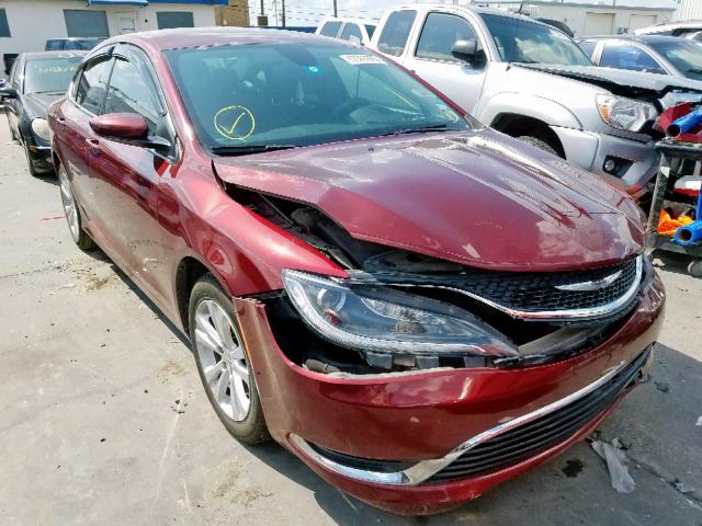 1C3CCCABXFN712635 - 2015 CHRYSLER 200 LIMITE RED photo 1