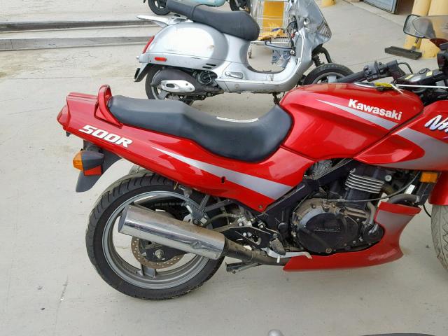 JKAEXVD16WA042722 - 1998 KAWASAKI EX500 D RED photo 6