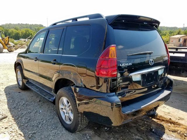 JTJBT20X550082854 - 2005 LEXUS GX 470 BLACK photo 3