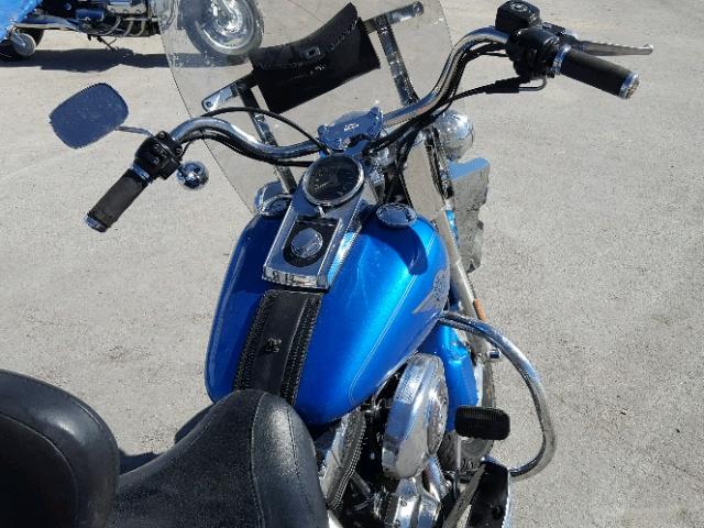 1HD1BXB1X2Y086949 - 2002 HARLEY-DAVIDSON FLSTFI BLUE photo 10