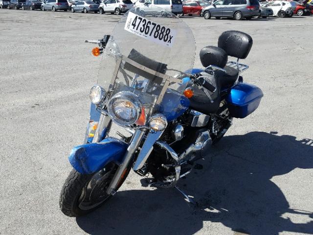 1HD1BXB1X2Y086949 - 2002 HARLEY-DAVIDSON FLSTFI BLUE photo 2