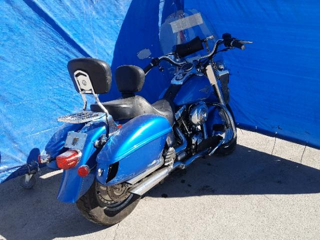 1HD1BXB1X2Y086949 - 2002 HARLEY-DAVIDSON FLSTFI BLUE photo 4