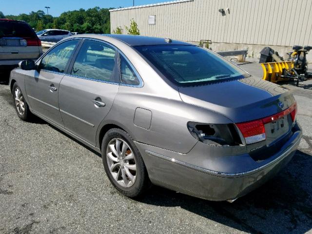 KMHFC46FX8A319038 - 2008 HYUNDAI AZERA SE GOLD photo 3