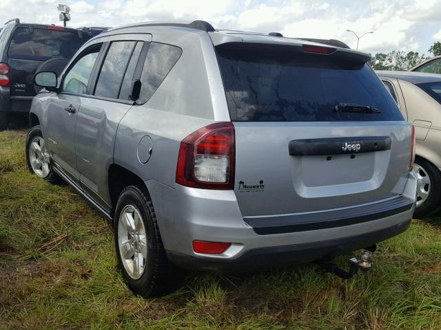 1C4NJCBA3GD794960 - 2016 JEEP COMPASS SP 银色 照片 3