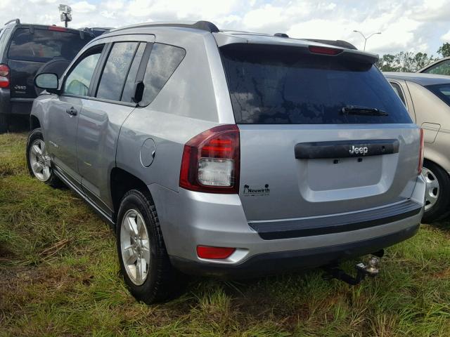 1C4NJCBA3GD794960 - 2016 JEEP COMPASS SP SILVER photo 3