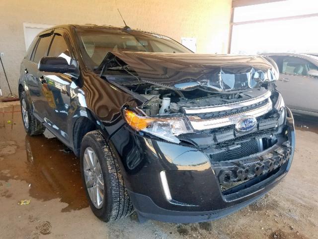 2FMDK3JCXEBA14981 - 2014 FORD EDGE SEL BLACK photo 1