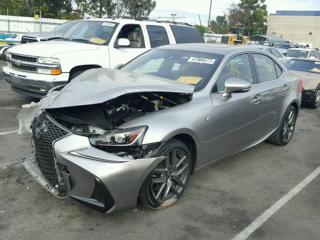 JTHBA1D21H5043945 - 2017 LEXUS IS 200T SILVER photo 2