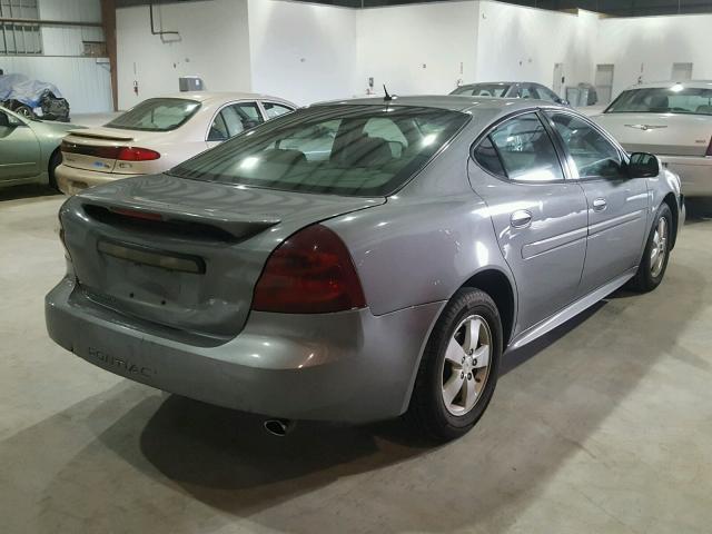 2G2WP552571238684 - 2007 PONTIAC GRAND PRIX Մոխրագույն լուսանկար 4
