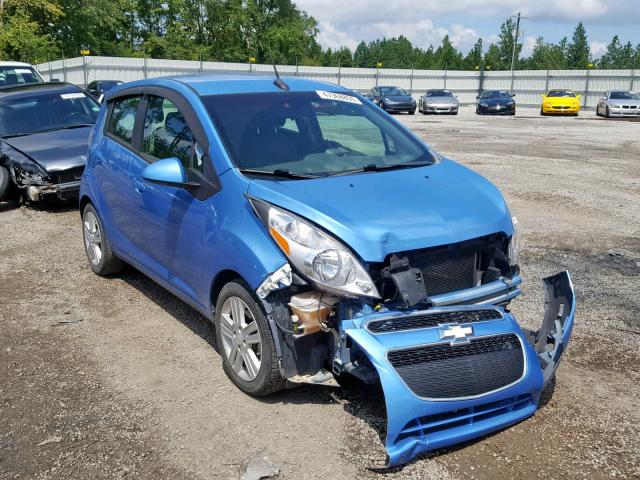 KL8CB6S99EC479264 - 2014 CHEVROLET SPARK LS BLUE photo 1