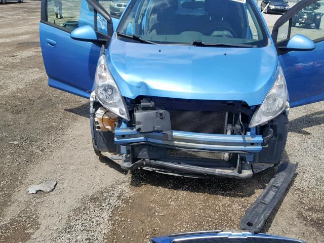 KL8CB6S99EC479264 - 2014 CHEVROLET SPARK LS BLUE photo 9