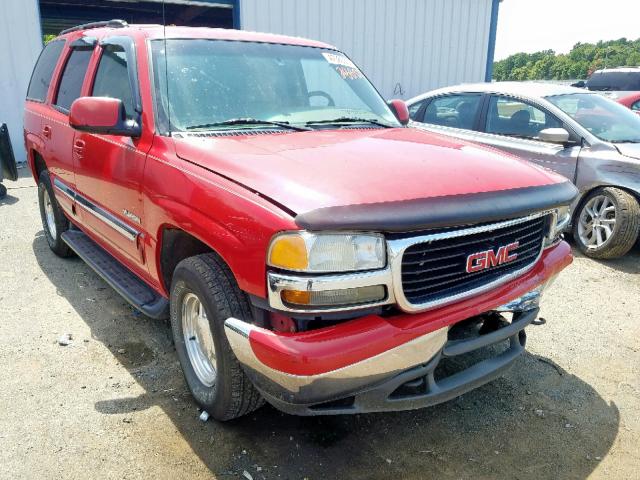 1GKEC13Z92R288729 - 2002 GMC YUKON RED photo 1