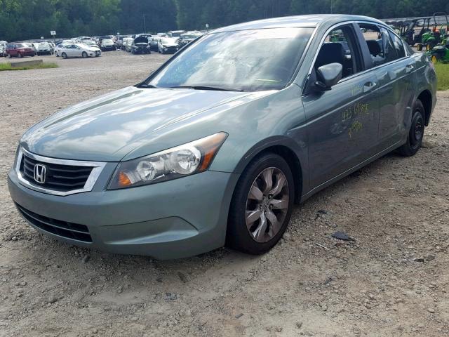 1HGCP2F80AA006654 - 2010 HONDA ACCORD EXL GREEN photo 2